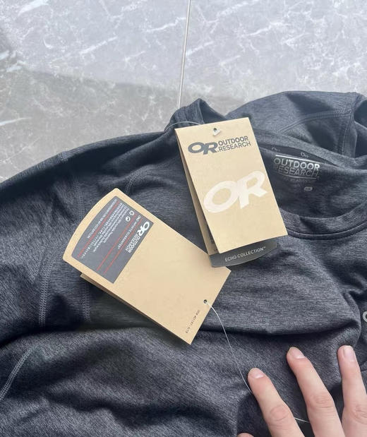 全新正品Outdoor Reserch/OR加绒保暖弹力速干运动户外长袖T恤 商品图1