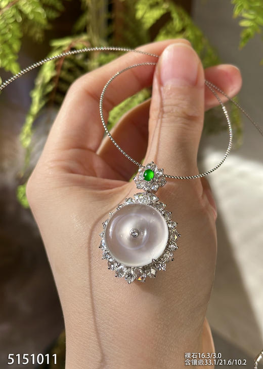 5151011，平安扣吊坠。具体价格微信咨询 商品图3