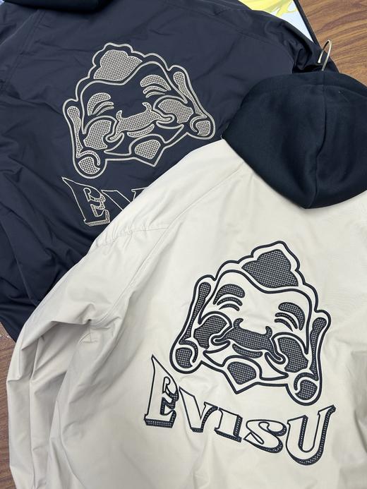 D112580假两件帽子不可拆25SS秋冬新款浮刺绣连帽棉衣夹克外套 商品图5