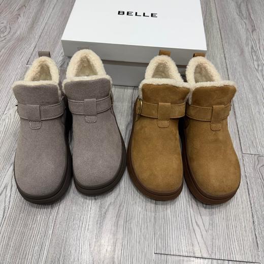 D112531女靴子厚底雪地靴加绒冬季新款棉鞋防滑保暖勃肯短靴E4K1DDD5 商品图0