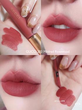 GUCCI古驰倾色云雾唇釉203