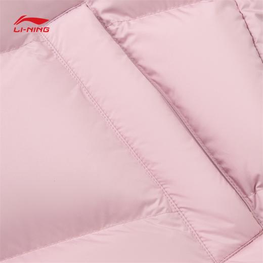 李宁女子立体裁剪85%鹅绒短羽绒服AYMV186 商品图7