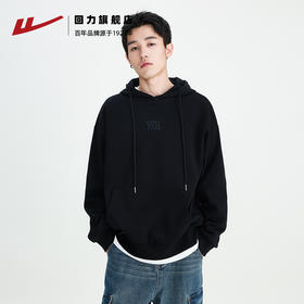 回力刺绣卫衣男生款美式春秋季情侣装潮牌痞帅高级感vintage外套