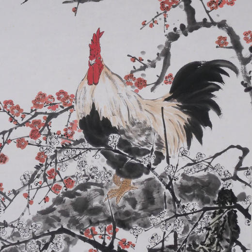 卓愿《春日瑞景》70x138CM 手绘纸本宣纸国画作品 商品图3