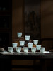 新品 富玉 | 景德镇玲珑瓷组合功夫茶具十二节气杯 商品缩略图0