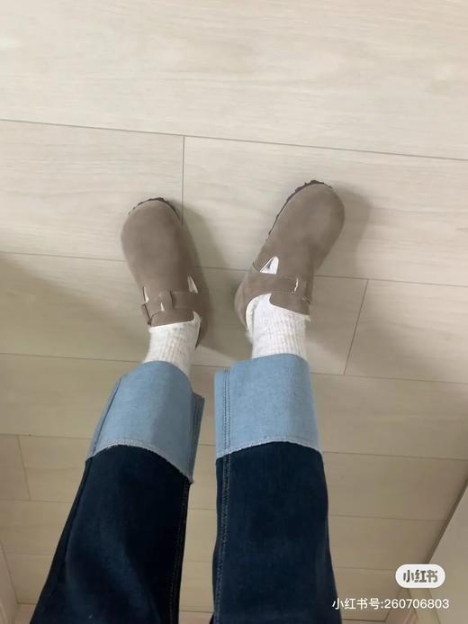 羊毛全包勃肯鞋，恰到好处的温暖，巴适得嘞 商品图5