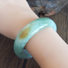 【天然正品】A货翡翠天然细腻厚桩糯种福禄寿飘黄57号翡翠手镯57号（皆取最大值）女士191125NJ15 商品缩略图7