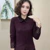 2025新款冬季新款时尚洋气百搭减龄显瘦气质花边衬衫领套头上衣女 商品缩略图3