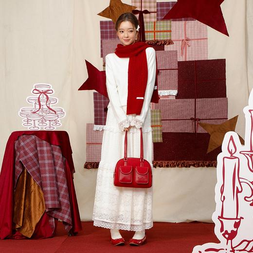 【礼物季】温柔蕾丝花边绒感半裙-纪念日百货门店同款167995986 商品图3