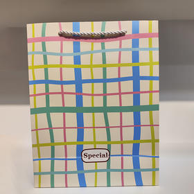 生日礼物条纹元素大号手提礼袋-纪念日百货门店同款167901708