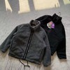 D112550休闲宽松日系简约保暖舒适男女排扣立领夹克外套 商品缩略图0