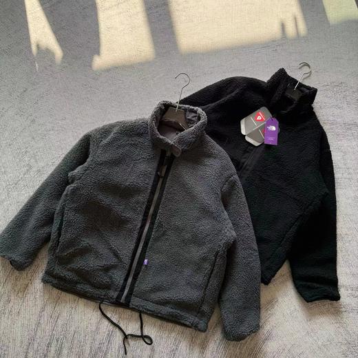 D112550休闲宽松日系简约保暖舒适男女排扣立领夹克外套 商品图0