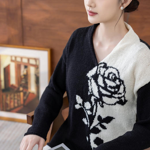 苏苏姐家慧织套头衫毛衣手工DIY编织棒针羊毛线衣服毛线团材料包 商品图2