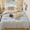 D112536氛围感奶油双拼牛奶绒高品质保暖牛奶绒床上四件套 商品缩略图4