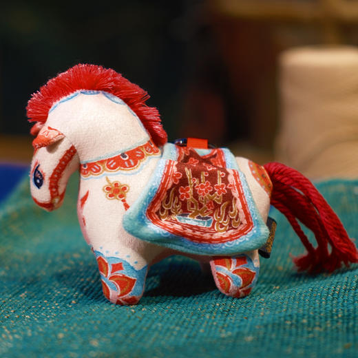 自然造物六骏布偶马挂件钥匙扣小马玩偶2026马年吉祥物新年礼物 商品图5