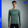 NEDAO内道新品美利奴羊毛圆领印花长袖吸汗保暖男女同款越野跑步运动T 商品缩略图2
