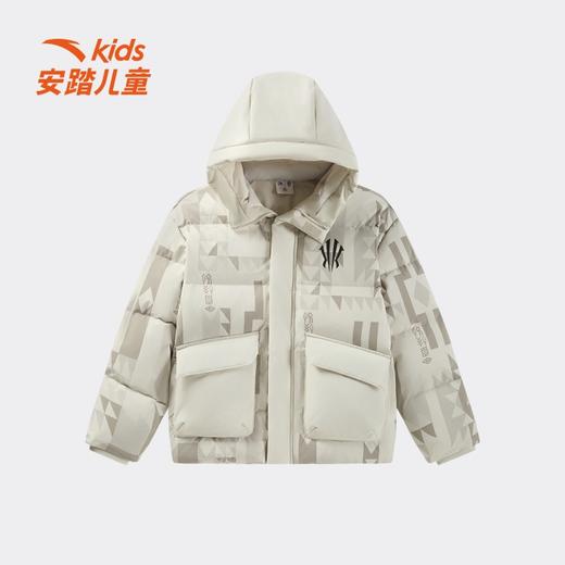 安踏儿童冬季新款男大童欧文联名羽绒服保暖御寒百搭潮流舒适352541908 商品图0