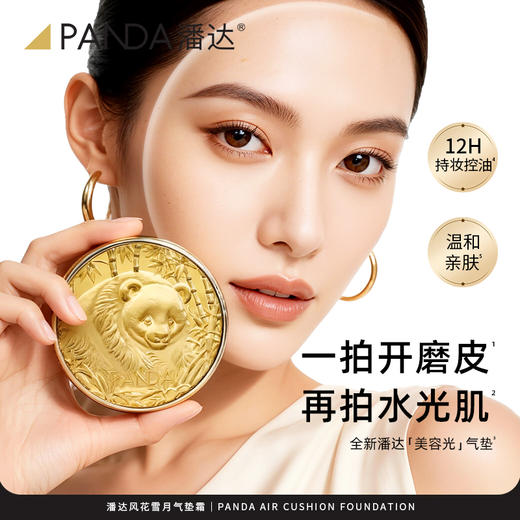 【买1送1替换芯】潘达气垫bb霜18g混干皮油皮美容修饰保湿 商品图2