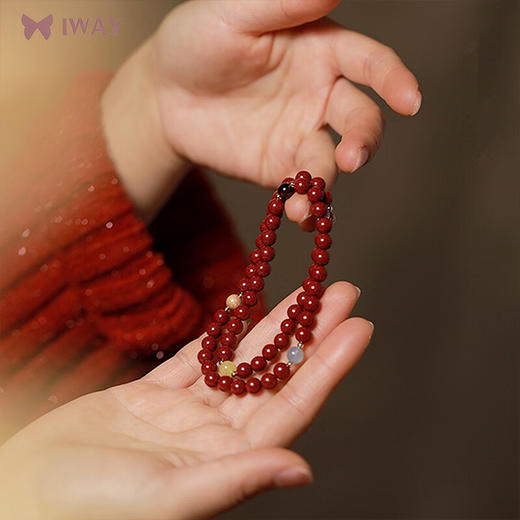 正安优选·五行多宝朱砂手串 26克 商品图3