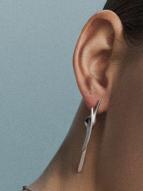 sawdust｜环无 一 Earrings SDGW03E03PM [ 耳环 银 ]【三-观心】