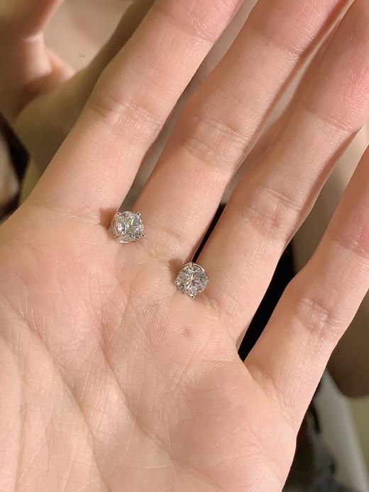 卡蒂罗KADER 星点耳钉 简约造型设计925银大颗闪锆镶嵌爆闪轻奢养耳洞耳饰 小众精致日常通勤百搭七夕限定显气质 商品图5