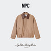 NPC潮牌刺绣logo撞色衣领棉服巴恩风翻领羊毛棉冬季上新NP59PJ10 商品缩略图0
