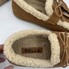 D112505豆豆鞋吐司2代厚底毛毛勃肯棉鞋25冬季新款加绒雪地靴 商品缩略图7