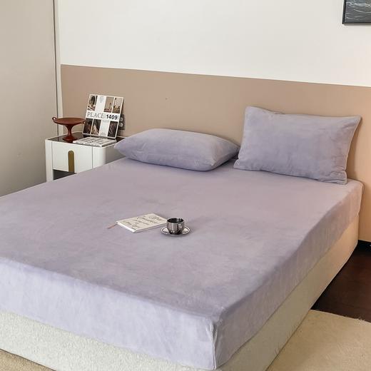 【超柔牛奶绒床笠】牛奶绒床笠秋冬保暖加厚230g超柔绒布单品床笠 商品图5