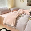D112536氛围感奶油双拼牛奶绒高品质保暖牛奶绒床上四件套 商品缩略图10