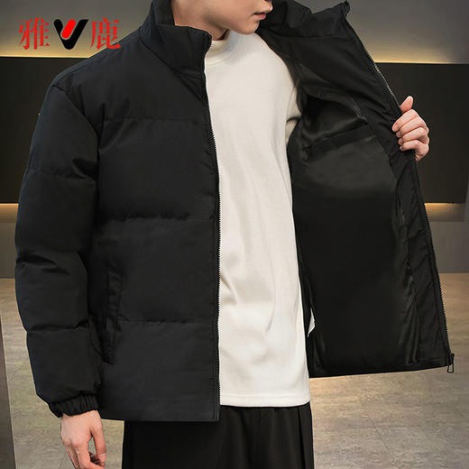 【厚款锁温 阳光挺拔 耐刮防泼】雅鹿情侣款加厚棉服 商品图1