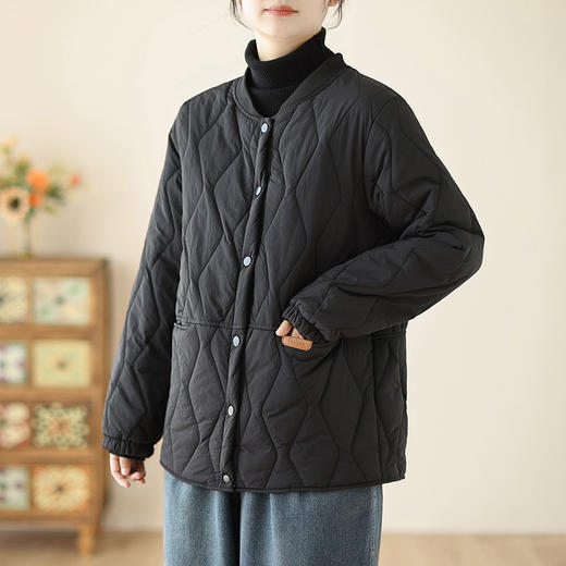 【简约舒适❗️复古轻奢】大码羽绒棉服女外套冬季宽松轻薄棉袄女新款百搭女装短款保暖棉衣。ja 商品图1