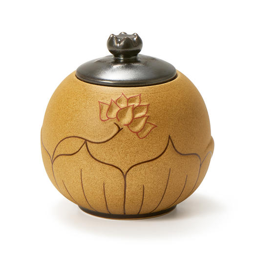 敦煌文创 莲花茶叶罐 商品图4