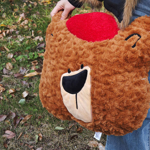 50cm可爱熊头玩偶睡觉抱枕-纪念日百货门店同款167894114 商品图3