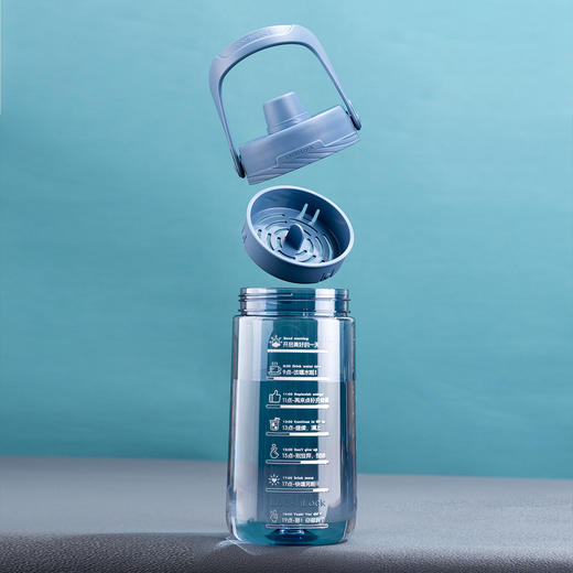 ABF794BLU0TR 乐扣乐扣Lock&Lock 【学生专用】大容量提手户外运动水壶大肚杯塑料创意吸管水杯1.5L 商品图2