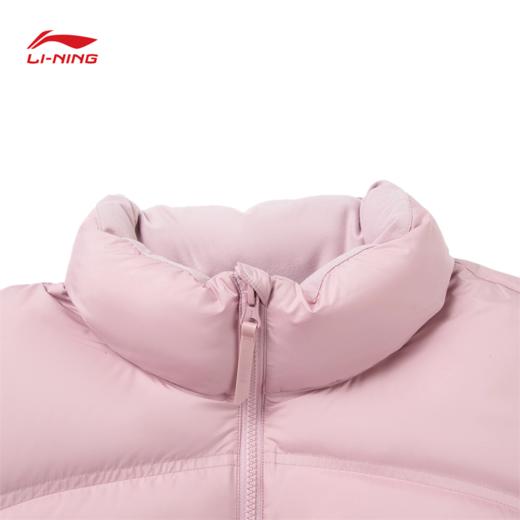 李宁女子立体裁剪85%鹅绒短羽绒服AYMV186 商品图5