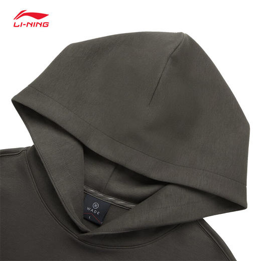 李宁韦德套头连帽运动卫衣男2024秋冬季新款时尚百搭宽松上衣AWDU291 商品图2