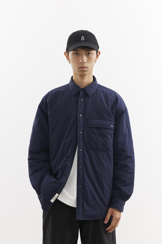 吃茶去chichaqu25秋冬新雪丽3M轻型保暖衬衫棉服双面穿绗缝 商品图0