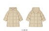 jnby   25年冬款  中长款羽绒服  1X0C10030 商品缩略图2