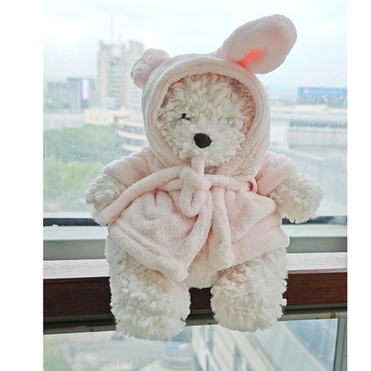 粉嫩28cm浴袍小熊毛绒公仔-纪念日百货门店同款167544018 商品图1