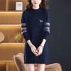 CC配大衣宽松毛衣裙女士中长款秋冬2025新款高级感遮屁股针织打底衫 商品缩略图0