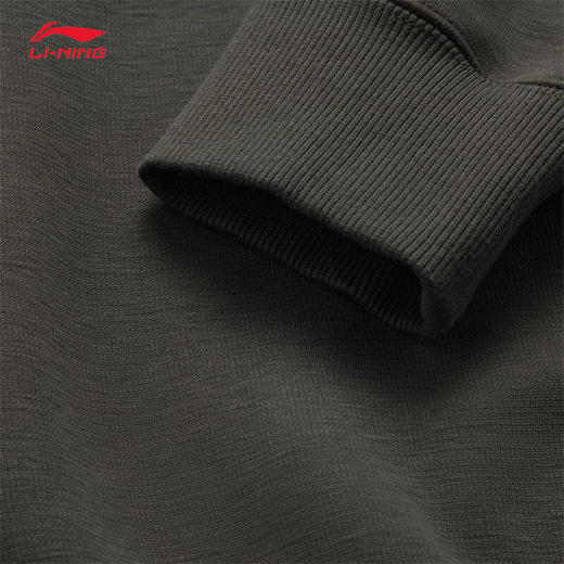 李宁韦德套头连帽运动卫衣男2024秋冬季新款时尚百搭宽松上衣AWDU291 商品图3