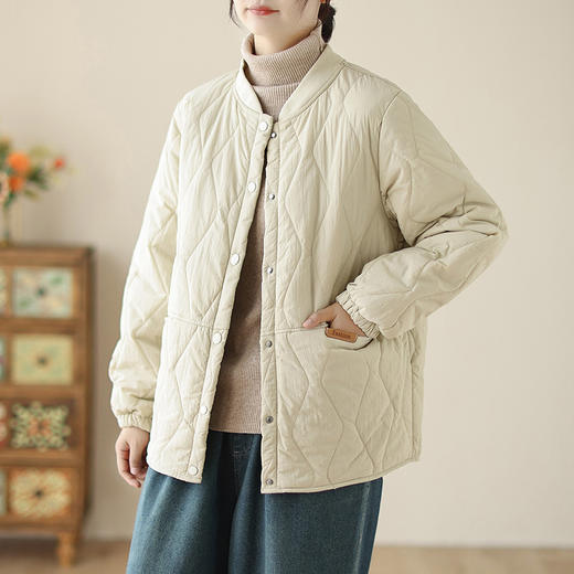 【简约舒适❗️复古轻奢】大码羽绒棉服女外套冬季宽松轻薄棉袄女新款百搭女装短款保暖棉衣。ja 商品图2