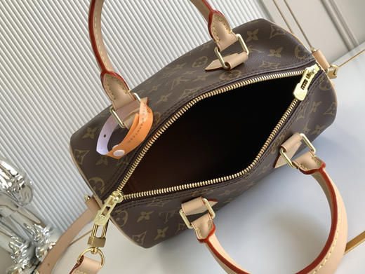 秋冬特惠💰1220 渠道级LV【全钢五金 变码芯片】te级LV 全套包装 M41113老花枕头包 升级版 SPEEDY 25 手袋 商品图7