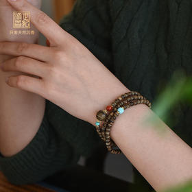 天然文莱沉香佛珠 4.8mm*108颗 SP12243