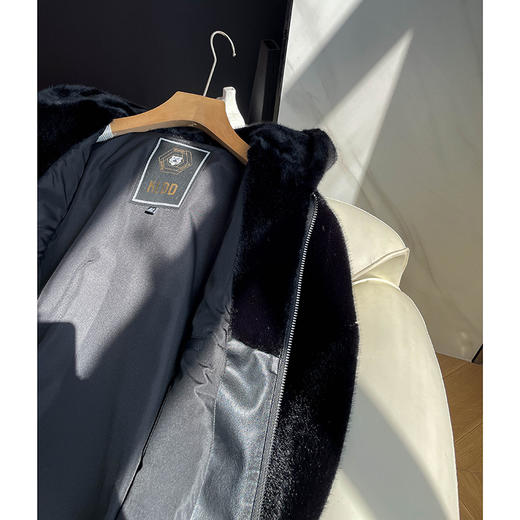 WS 927563【数量不多】逼真水貂男装皮草外套仿貂绒 商品图4