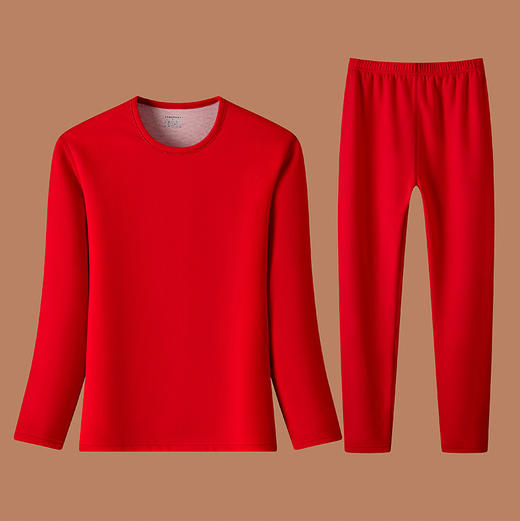 【YW】无忧购内条纹保暖内衣套装成人打底衫彩棉天鹅绒羊毛蚕丝秋衣秋裤（截单后3-5天发货) 商品图13