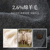 【11/26新品】熙世界可拆卸针织连帽毛呢大衣女2025冬季新款中长款羊毛呢子外套 商品缩略图2