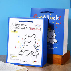 【礼物季】卡通快乐加倍手提礼品袋L号-纪念日百货门店同款167193772