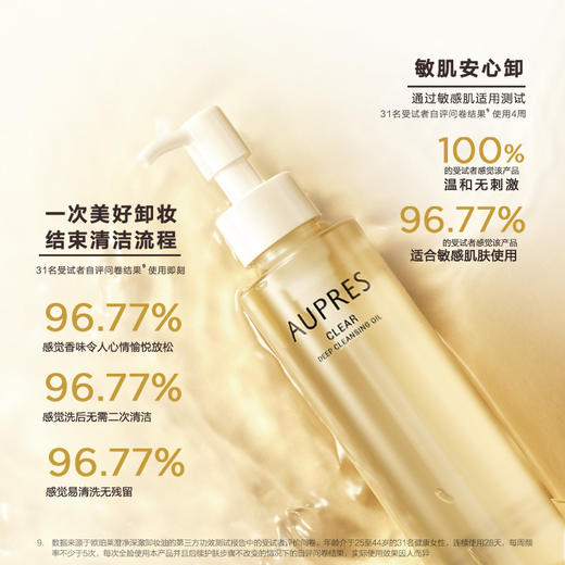 6903966544531  欧珀莱AUPRES  【卸净养肤】澄净深澈卸妆油150ml 深层清洁温和不刺激 商品图1
