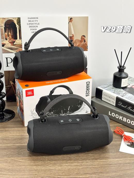 JBL音乐冲击波6代无线蓝牙音箱，便携户外低音炮 商品图2